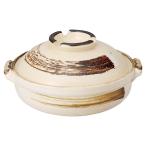 ショッピング土鍋 土鍋 むさしの 9号（3〜4人用） 直火可 電子レンジ可 萬古焼 日本製 鍋 陶器 耐熱 おしゃれ ※IH対応ではありません。