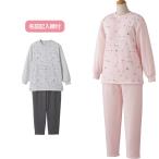 パジャマ 介護 高齢者 婦人用 レディース 秋冬用 裏起毛ルームウェア S〜LL 800727 ケアファッション