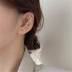 ニッチピアスシングルイヤリング女性韓国気質ネットレッドチェーンメタルイヤリング新しいシンプルな冷風イヤリング