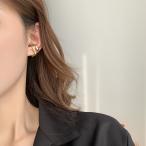韓国は、ピアスの女性の気質のない光沢のある耳の骨のクリップを挿入します高度なイヤリング2021新しい個性トレンドシンプルなイヤリング