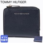 ショッピングトミーヒルフィガー トミーヒルフィガー 高品質ヨーロッパ輸入モデル 二つ折り財布 小銭入れ付き ラウンドファスナー レディース FLAG COMPACT ダークブルー AM0AM18124 DW6 BL