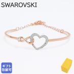 スワロフスキー SWAROVSKI ブレスレット バングル インフィニティ INFINITY HEART ローズゴールド 5518869