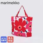 ショッピングマリメッコ マリメッコ トートバッグ ファブリックバッグ PIENI UNIKKO ピエニウニッコ ホワイト×レッド 067572 001 名入れ可（工賃別売り）