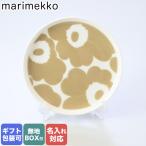ショッピングマリメッコ マリメッコ プレート 13.5cm Unikko ウニッコ ホワイト×ベージュ 食器 皿 070398 180 名入れ可有料
