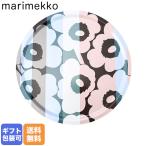 マリメッコ トレイ お盆 丸盆 46cm ラッリ ダスティローズ×ライトスカイ×ホワイト 071553 153