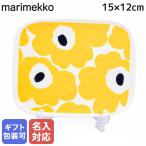 ショッピングマリメッコ マリメッコ プレート スクエア Oiva Unikko ウニッコ ホワイト×イエロー 072397 128 小皿 北欧食器 洋食器 北欧デザイン 名入れ可有料