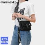 ショッピングメッセンジャー マリメッコ ショルダーバッグ ミニ メッセンジャーバッグ Unikko ウニッコ レディース ブラック 92803 092803 999 北欧雑貨 北欧デザイン
