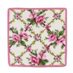 ショッピングハンカチ フェイラー ハンカチ ハンドタオル タオルハンカチ 25cm アメリ ラズベリー ホワイト×ピンク 名入れ可有料