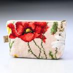 フェイラー ポーチ コスメポーチ 化粧ポーチ デイジーフィールドベージュ