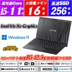 Wi-Fi6+LTE(SIMフリー) VAIO Pro PJ(VJPJ21) 12.5型約898g 顔認証+指紋認証 第11世代Core i5-1135G7 メモリ16GB NVMeSSD256GB Type-C Thunderbolt4 USB4 Office
