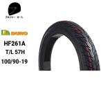 �݌ɗL DURO �f���[�� 100/90-19 FTR250 CB400SS VFR750RS VT750 �O���X�g���b�J�[�r�b�O�{�[�C �t�����g �`���[�u���X HF261A �_�����b�vOEM