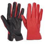 Attivoa чай vo мужской красный × черный L размер кожа перчатка кожа ягненка подкладка кашемир смартфон соответствует мужской ATLC002M