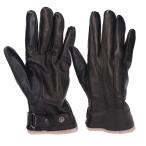 Attivoa чай vo мужской черный M размер кожа перчатка кожа ягненка подкладка кашемир смартфон соответствует мужской ATLC004M