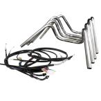  Honda CB400SF VTEC 2006-2007 год NC39 Super Four выше рукоятка диафрагмирования 25cm руль черный тросик + Raver тормоз шланг металлизированный 