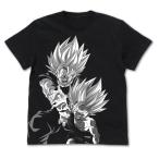 ドラゴンボールZ 親子かめはめ波 オールプリントTシャツ BLACK Mサイズ コスパ【予約/3月上旬】