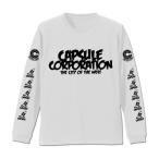 ドラゴンボール グッズ カプセルコーポレーション 袖リブロングスリーブTシャツ WHITE Lサイズ コスパ【予約/3月上旬】