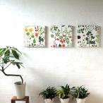ファブリックパネル アートパネル アリス KLIPPAN Leksand クリッパン リビング レクサンド 北欧 インテリアパネル 30×30cm 3枚組