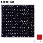 ファブリックパネル MUIJA  北欧 marimekko  ムイヤ 20×20cm ブラック マリメッコ 廃番 黒