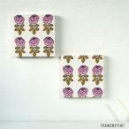 ファブリックパネル アートパネル 花 北欧 アリス ピンク VIHKIRUUSU 20×20cm 2枚 マリメッコ 設置簡単 賃貸OK インテリアパネル 癒しカラー