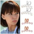 イヤーカフ イヤリング 芸能人 イヤカフ 金色 人気 女性 誕生日プレゼント かわいい ジュエリー おしゃれ アクセサリー レディース