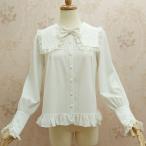 ロリータブラウスレースシャツ春夏長...