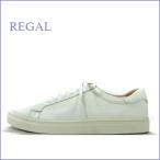 REGAL リーガル re83wt ホワイト 【バランスの良い上品スタイル。きめ細やかヤギ革ゴート・・REGAL シンプル・スニーカー】