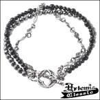 Artemis Classic ブレスレッド メンズ ブランド シルバー ピラミッド オニキス ヘマタイト 3連 アルテミスクラシック