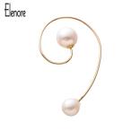 Yahoo! Yahoo!ショッピング(ヤフー ショッピング)Elenore Jewelry 10金2パールスクリューピンピアス エレノアジュエリー モード K10 片耳用 フープピアス ピアス レディース 耳飾り gold