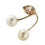 Yahoo! Yahoo!ショッピング(ヤフー ショッピング)Elenore Jewelry 10金チェリーパールピアス 片耳用 エレノアジュエリー K10 ゴールド ピアス ホワイトトパーズ カラーレストパーズ