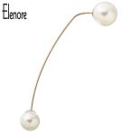 Yahoo! Yahoo!ショッピング(ヤフー ショッピング)Elenore Jewelry 10金 2パールピンピアス 片耳用 エレノアジュエリー K10 ゴールド ピアス スタッドピアス 淡水パール 淡水真珠 真珠 貝