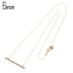 Yahoo! Yahoo!ショッピング(ヤフー ショッピング)Elenore Jewelry 10金ホライゾンネックレス エレノアジュエリー ネックレス チェーン付き K10 トパーズ レディース 女性用 金鎖 ゴールド