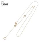 Yahoo! Yahoo!ショッピング(ヤフー ショッピング)Elenore Jewelry 10金サークルYネックレス エレノアジュエリー ネックレス チェーン付き K10 金無垢 レディース 女性用 金鎖 ゴールド