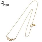 Yahoo! Yahoo!ショッピング(ヤフー ショッピング)Elenore Jewelry スパークリングネックレス エレノアジュエリー ネックレス チェーン付き シルバー925 金色 トパーズ ホワイトトパーズ