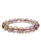 アメトリン 数珠 ブレスレッド 10mm 17.5cm 天然石 パワーストーン アメジスト 贈り物 シトリン