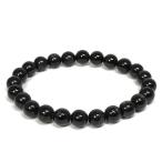 ブラックスター 数珠 ブレスレッド 7.7mm 17.5cm 天然石 パワーストーン 贈り物 スターダイオプサイド