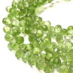 天然石ビーズペリドット6×4mmド...