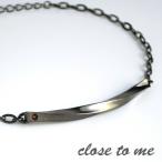 close to me ブラック ブレスレッド メンズ ブランド シルバー ウェーブ レッドダイヤモンド 黒 シンプル おしゃれ クローストゥミー