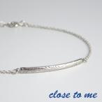 close to me ハワイアンジュエリー ブレスレッド メンズ ブランド シルバー ダイヤモンド スクロール シンプル おしゃれ クローストゥミー