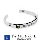 Dr MONROE バングル メンズ ブランド シルバー メッセージスカルバングル スカル 骸骨 ブレスレッド ドクターモンロー