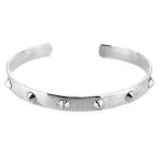 スタッズ バングル 鋲 スパイク パンク ブレスレッド 腕輪 シルバー925 銀 シルバーアクセサリー メンズ プレゼント