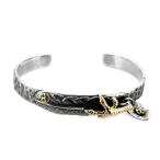 フェザー バングル 羽根 ネイティブ クロー イーグル ブレスレッド 腕輪 シルバー925 銀 プレゼント