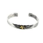 イーグル バングル ネイティブ ライン ブレスレッド 腕輪 シルバー925 銀 シルバーアクセサリー メンズ プレゼント