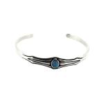 ターコイズ バングル ネイティブ スタンプワーク ブレスレッド 腕輪 シルバー925 銀 シルバーアクセサリー プレゼント