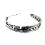 フェザー バングル 羽根 ネイティブ ブレスレッド 腕輪 シルバー925 銀 シルバーアクセサリー メンズ プレゼント