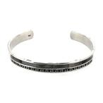 シェル バングル ブラックCZ ブラックシェル ジルコニア 平打ち フラット ブレスレッド 腕輪 シルバー925 銀 プレゼント