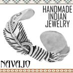 Indian Jewelry バングル ナバホ族 ツインフェザー 羽根 シルバー メンズ ブレスレッド プレゼント インディアンジュエリー