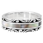 ブラックシェルアラベスクシルバーリ...