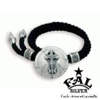 FAL ブレスレッド メンズ ブランド シルバー BLCコンチョツイストコードブレスレッド ブラッドレスクロス エフエーエル