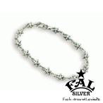 FAL ブレスレッド メンズ ブランド シルバー ゴシックスターブレスレッドL スター 星 フック バングル 腕輪 エフエーエル