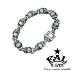 FAL ブレスレッド メンズ ブランド シルバー K18メルティングティアドロップ ドロップアウト エフエーエル